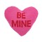 "BE MINE" Heart Valentine's Day Hooked Accent Throw Pillow 15" x 17"